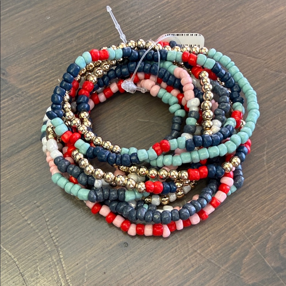Multicolor Beaded Bracelet Set